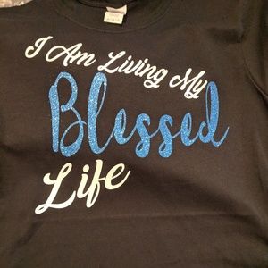 I am living my blessed life t-shirt